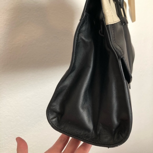 Pour La Victoire black and off-white leather bag - Picture 9 of 10